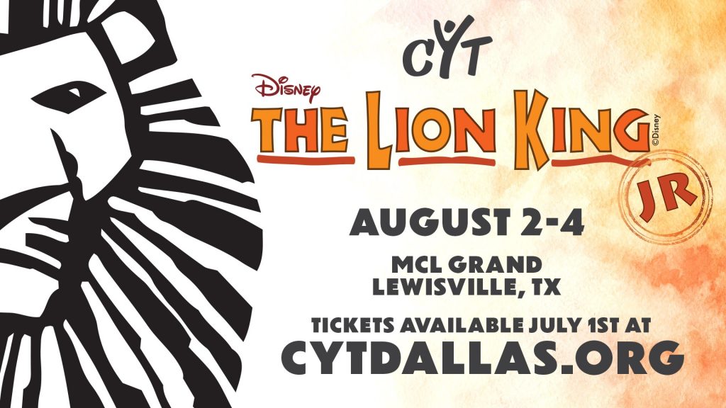 representation of The Lion King Jr. Musical at Lewisville Grand Theater