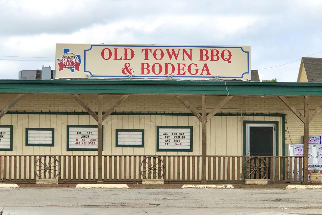 Sullivan Old Town BBQ and Bodega building