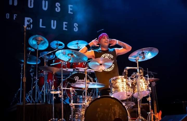 Drummer on House of Blues stage