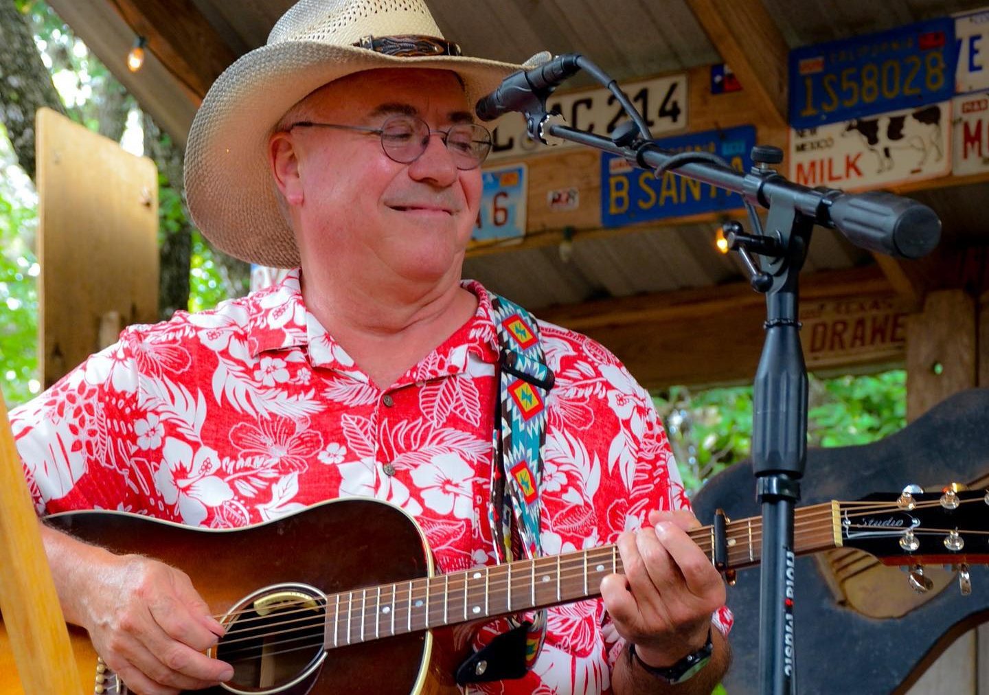 Byron Haynie playing guitar