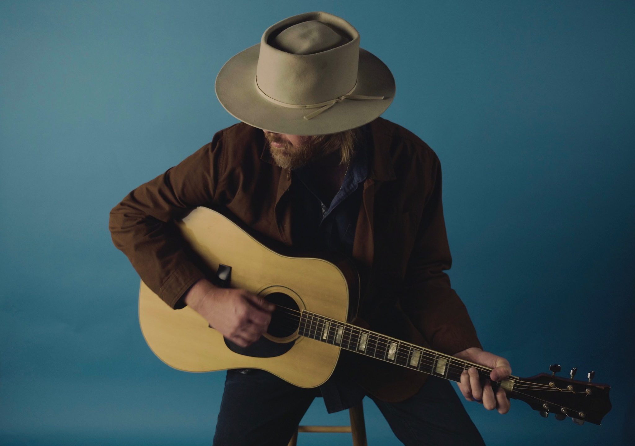 David Tribble playing guitar