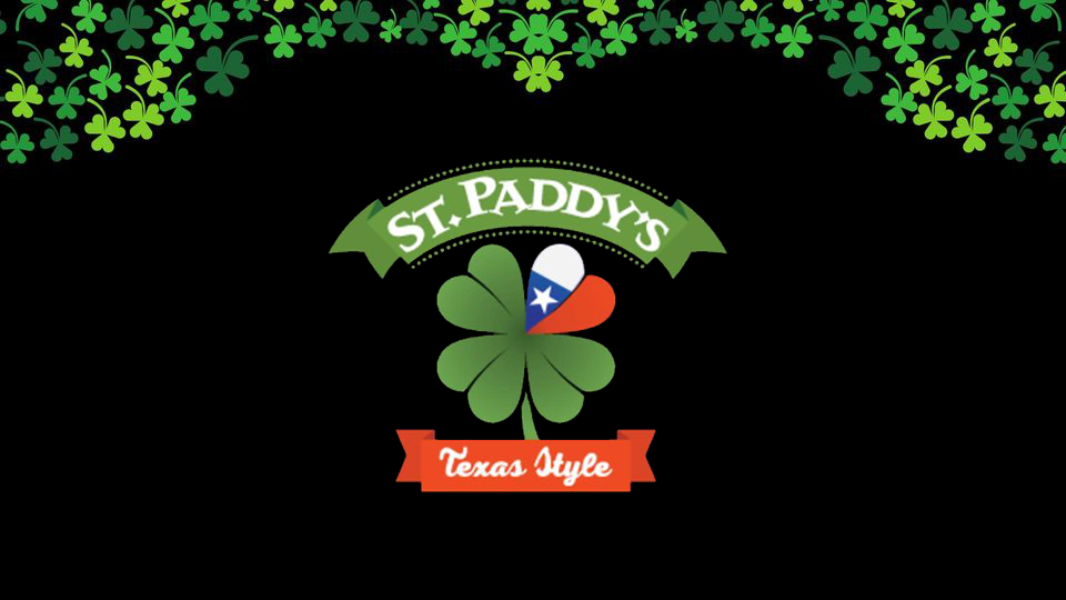 representation of St. Paddy’s Texas Style at Wayne Ferguson Plaza