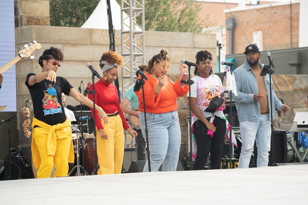 representation of ColorPalooza: A Celebration of Spring in Old Town Lewisville