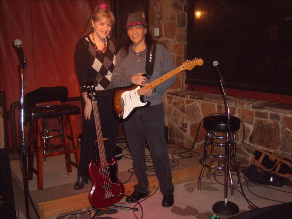 representation of Rock and Blues Band at Old Town Wine House